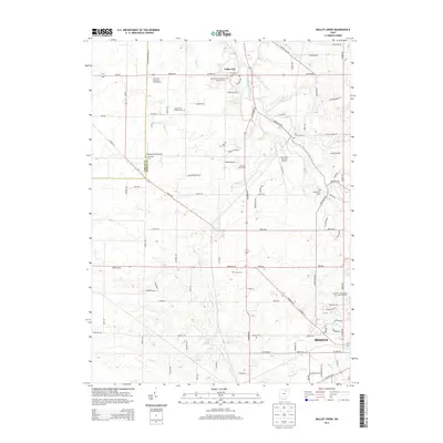 2013 Map of Mallet Creek, 2013 Print