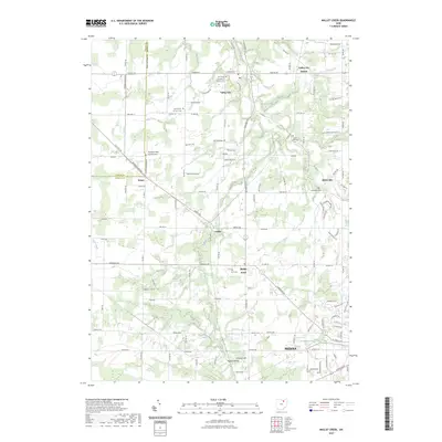 2023 Map of Mallet Creek, 2023 Print