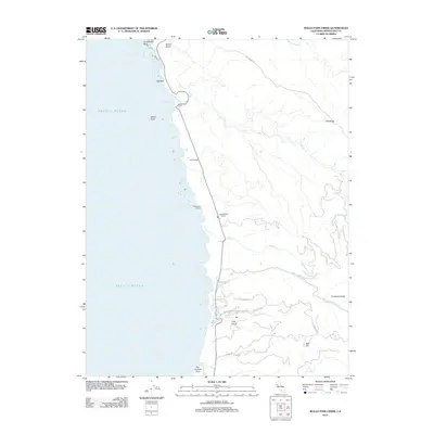 2012 Map of Mallo Pass Creek, 2012 Print