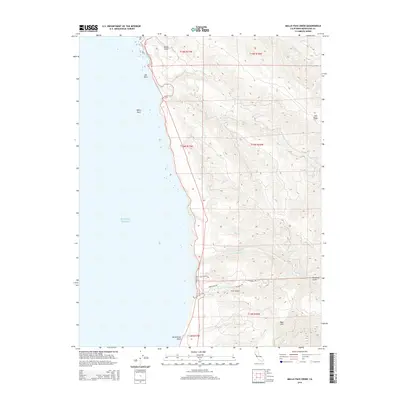 2015 Map of Mallo Pass Creek, 2015 Print
