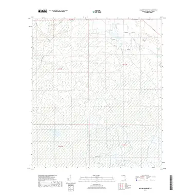 2018 Map of Mallory Swamp NE, 2018 Print