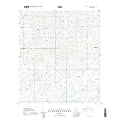 2018 Map of Mallory Swamp SE, 2018 Print