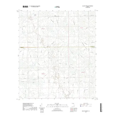 2018 Map of Mallory Swamp SW, 2018 Print