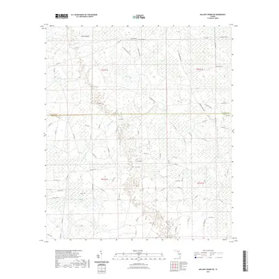 2021 Map of Mallory Swamp SW, 2021 Print