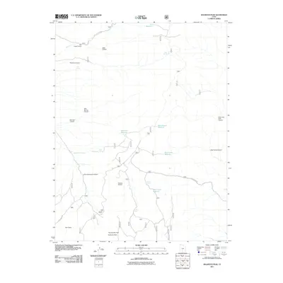 2011 Map of Malmsten Peak, 2011 Print