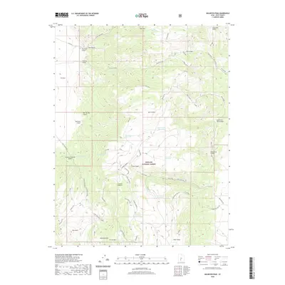 2020 Map of Malmsten Peak, 2020 Print
