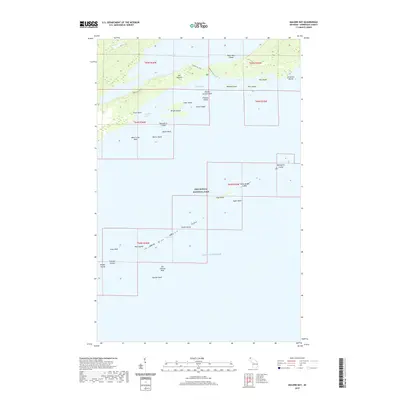 2019 Map of Malone Bay, 2019 Print