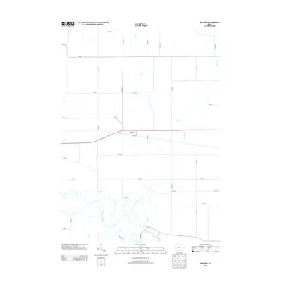 2013 Map of Malone, 2013 Print