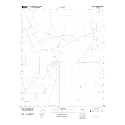 2010 Map of Malone Draw, 2010 Print