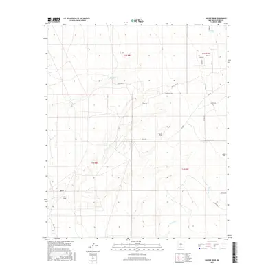 2017 Map of Malone Draw, 2017 Print