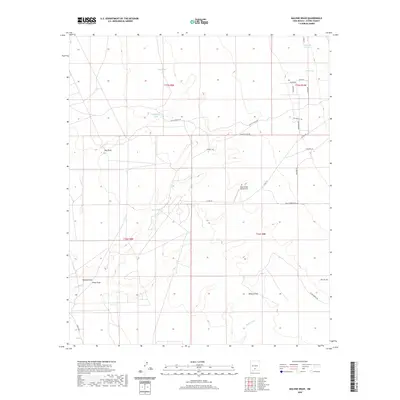2020 Map of Malone Draw, 2020 Print