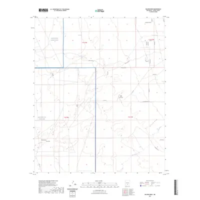 2023 Map of Malone Draw, 2023 Print