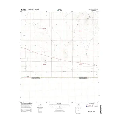 2013 Map of Malpais Hill, 2013 Print