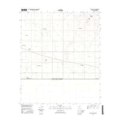 2017 Map of Malpais Hill, 2017 Print