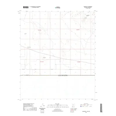 2020 Map of Malpais Hill, 2020 Print