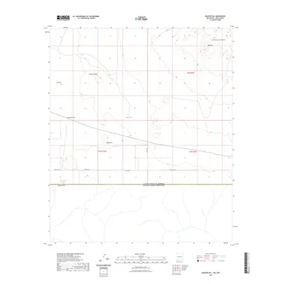 2023 Map of Malpais Hill, 2023 Print