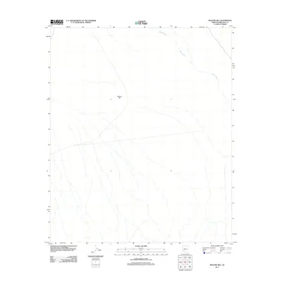 2011 Map of Malpais Hill, 2011 Print