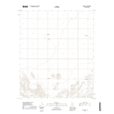 2018 Map of Malpais Hill, 2018 Print