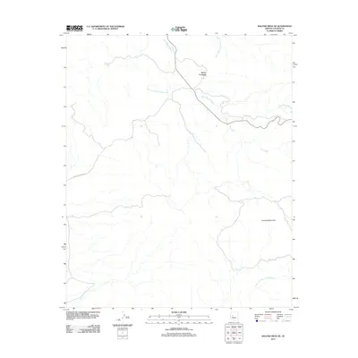 2011 Map of Malpais Mesa NE, 2011 Print