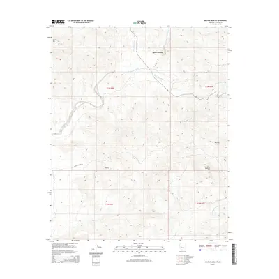 2014 Map of Malpais Mesa NE, 2014 Print