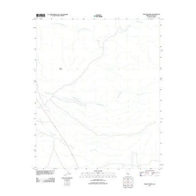 2011 Map of Malpais Mesa, 2011 Print