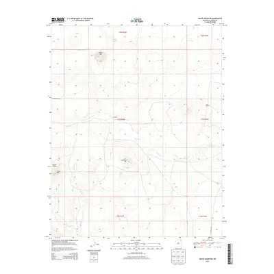2013 Map of Malpie Mountain, 2013 Print