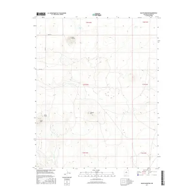 2017 Map of Malpie Mountain, 2017 Print