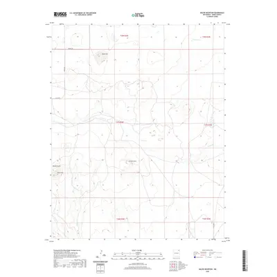 2020 Map of Malpie Mountain, 2020 Print