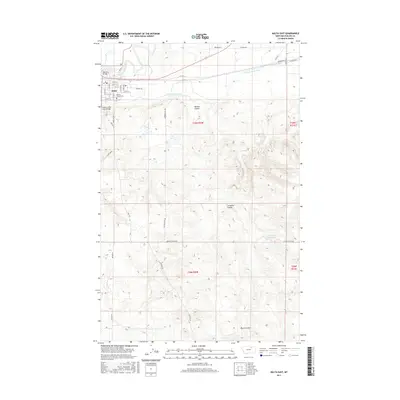 2017 Map of Malta East, 2017 Print