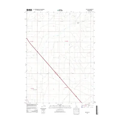 2013 Map of Malta NE, 2013 Print