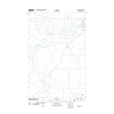 2011 Map of Malta West, 2011 Print
