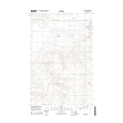 2014 Map of Malta West, 2014 Print