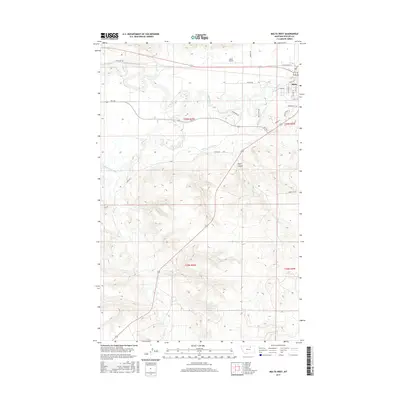 2017 Map of Malta West, 2017 Print