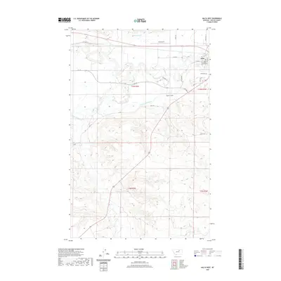 2020 Map of Malta West, 2020 Print
