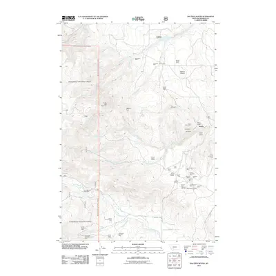 2011 Map of Maltbys Mound, 2011 Print
