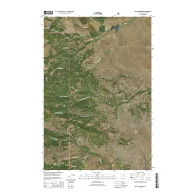 2014 Map of Maltbys Mound, 2014 Print