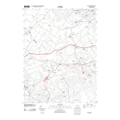 2010 Map of Malvern, 2010 Print