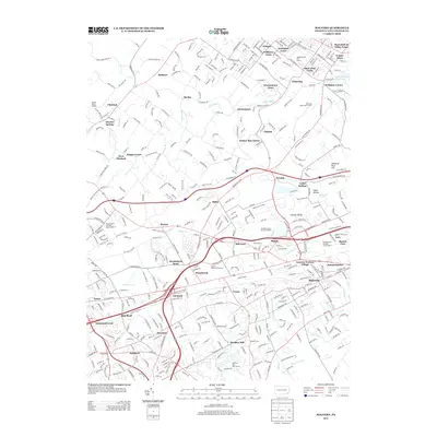 2013 Map of Malvern, 2013 Print
