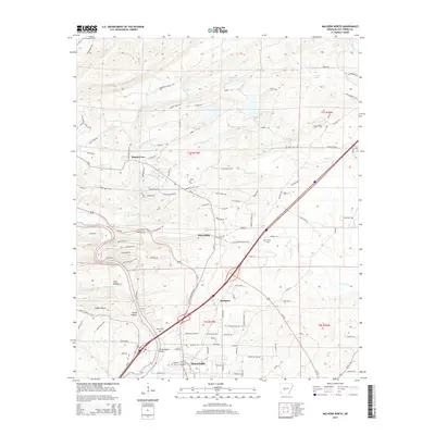 2014 Map of Malvern North, 2014 Print