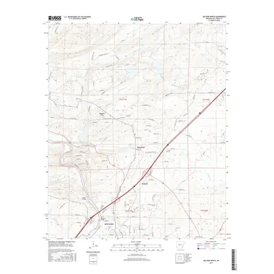 2017 Map of Malvern North, 2017 Print