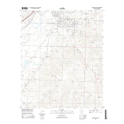 2014 Map of Malvern South, 2014 Print
