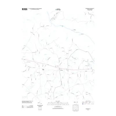 2013 Map of Mamers, 2013 Print