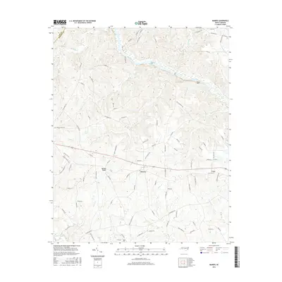 2016 Map of Mamers, 2016 Print