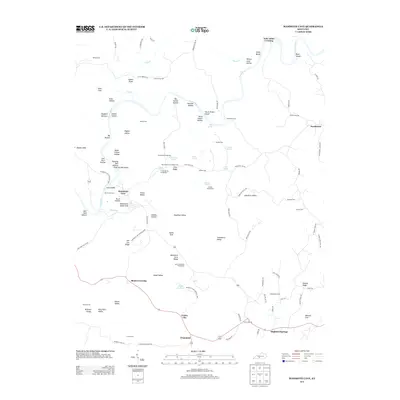 2013 Map of Mammoth Cave, 2013 Print