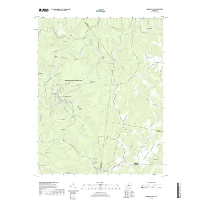 2019 Map of Mammoth Cave, 2019 Print