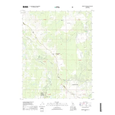 2018 Map of Mammoth Mountain, 2018 Print