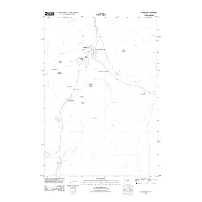 2012 Map of Mammoth, 2012 Print