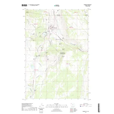 2017 Map of Mammoth, 2017 Print