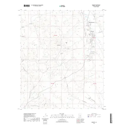 2018 Map of Mammoth, 2018 Print