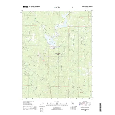 2018 Map of Mammoth Pool Dam, 2018 Print